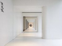 極簡先鋒藝術館室內空間展示效果-1545-04