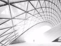 當代藝術(shù)館室內(nèi)空間展覽展示效果-1563-11