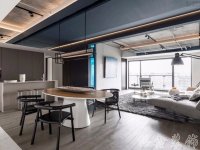 工業(yè)風格家居裝修裝飾室內(nèi)設計效果-A501-2