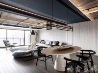 工業(yè)風格家居裝修裝飾室內(nèi)設計效果-A501-3