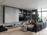 工業(yè)風格家居裝修裝飾室內(nèi)設(shè)計效果-A506-5